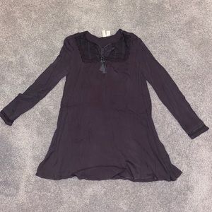 h&m divided grey / gray long sleeve dress